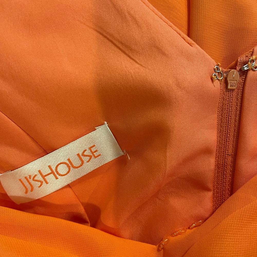 JJ’s House Papaya Evening Dress 14 FREE SHIP - Picture 4 of 6